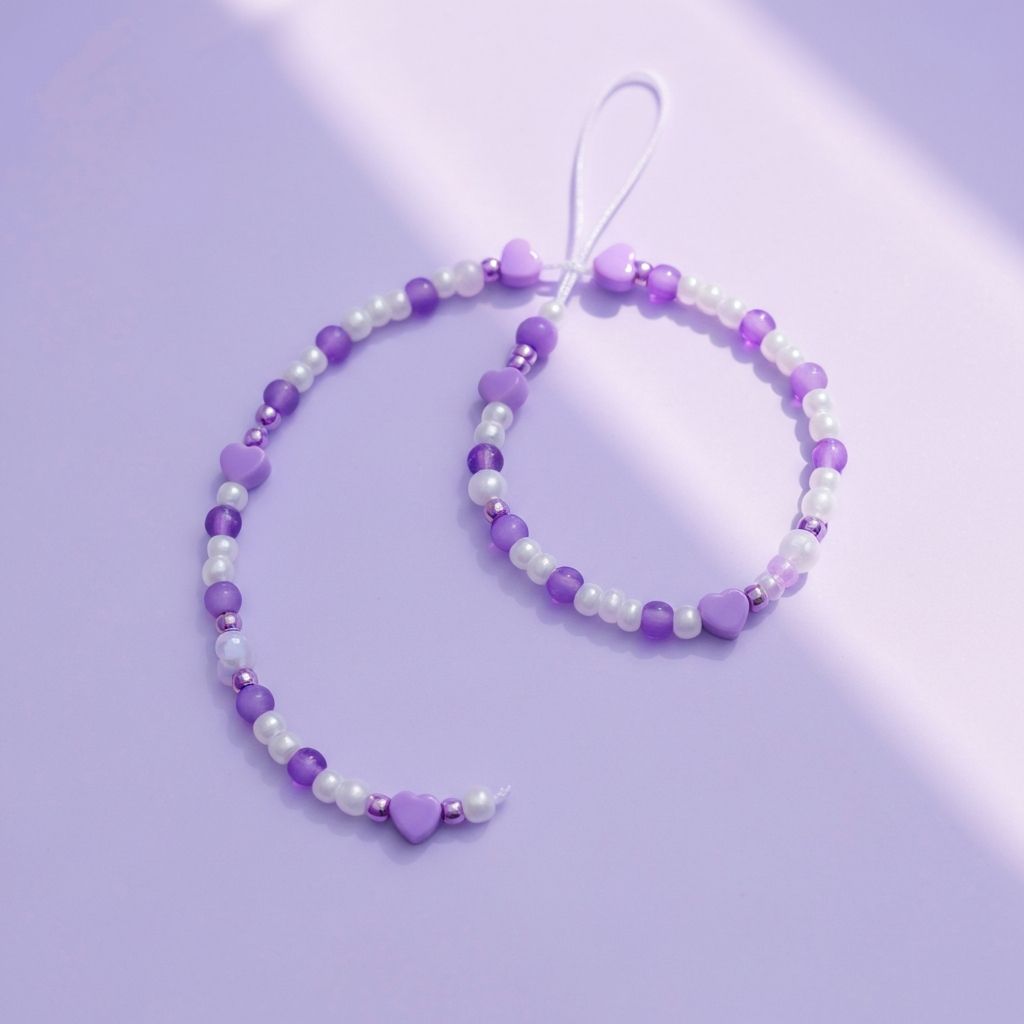 Beaded Heart Strap