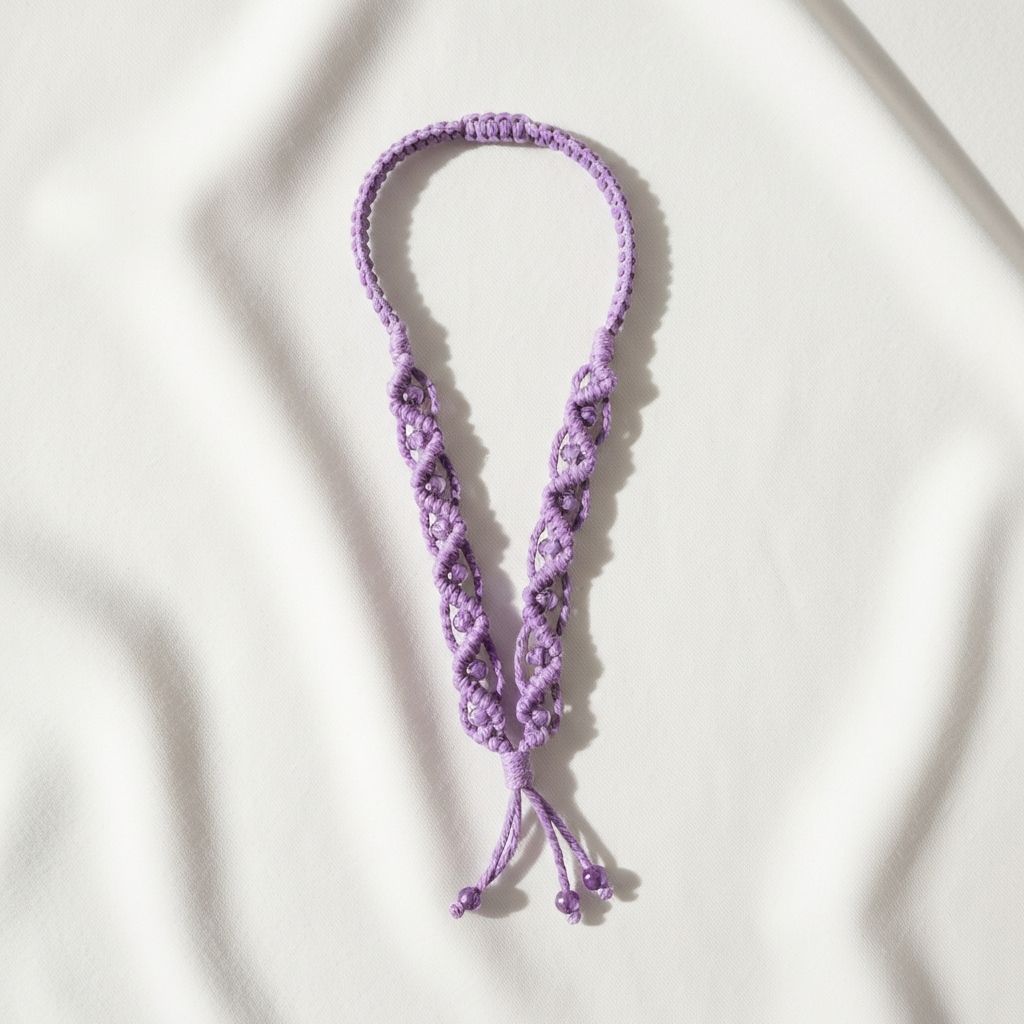 Macrame Gem Strap